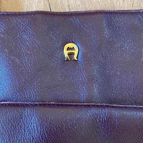 Etienne Aigner cherry brown purse - Picture 3 of 6